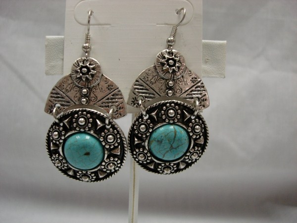 Torq. Stone Earring